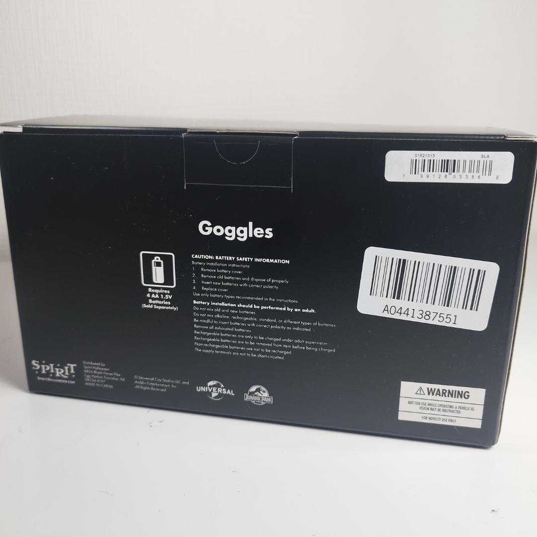 ジュラシック・パーク ゴーグル 実物大 Spirit hallowee I09T