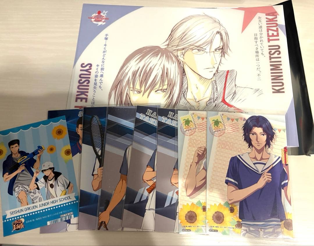 テニスの王子様 おてふぇす クリアポスター 手塚 不二 テニプリ テニソニ