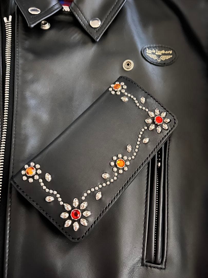 【セール】トラッカーウォレット M フラワー&リーフ