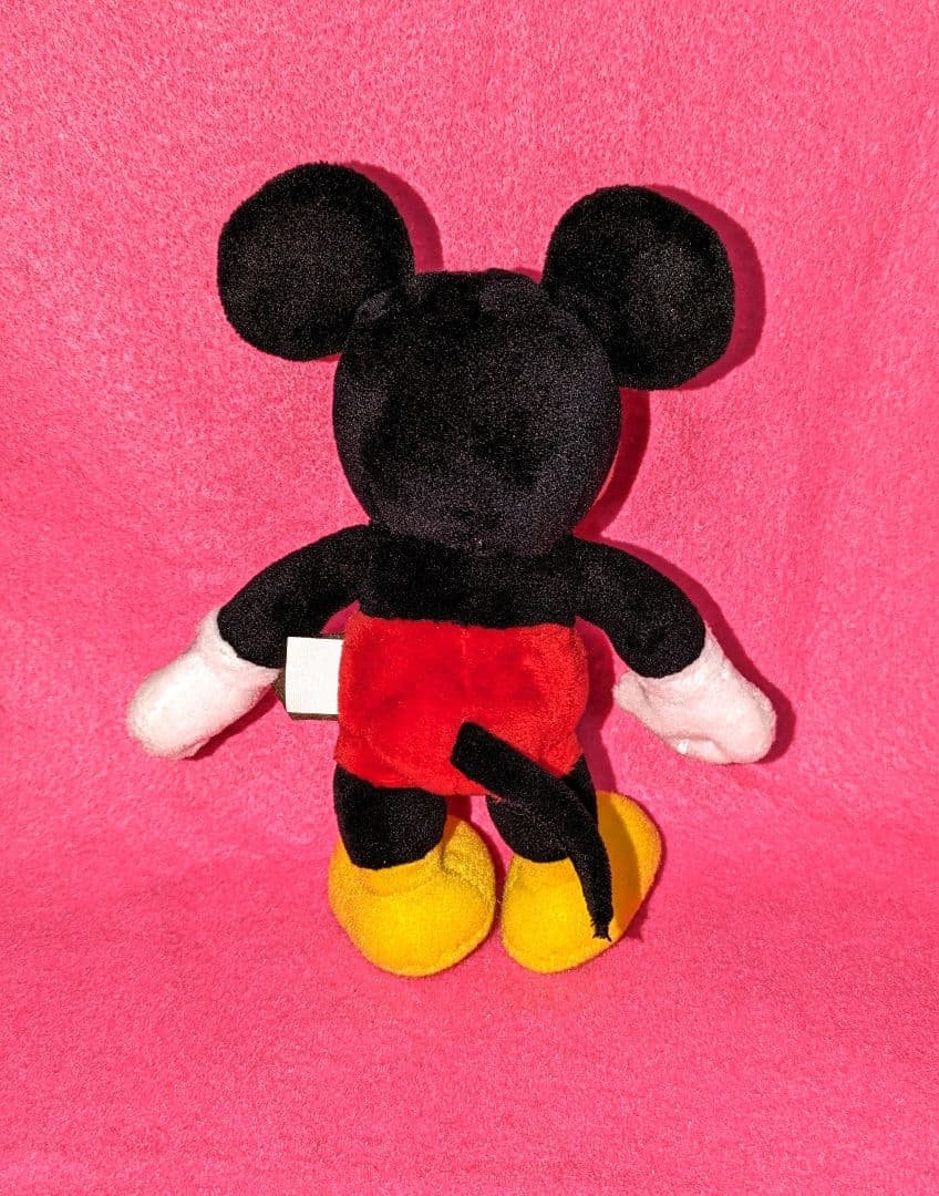 ♡美品♡ディズニー♡ミッキー＆ミニー♡ぬいぐるみマスコット＆ぬいぐるみピンバッジ