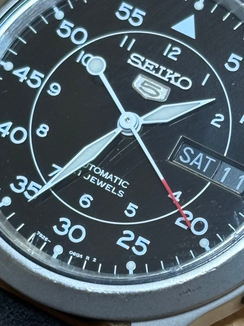 SEIKO Five 希少アラビア語カレンダー　7S26-0350