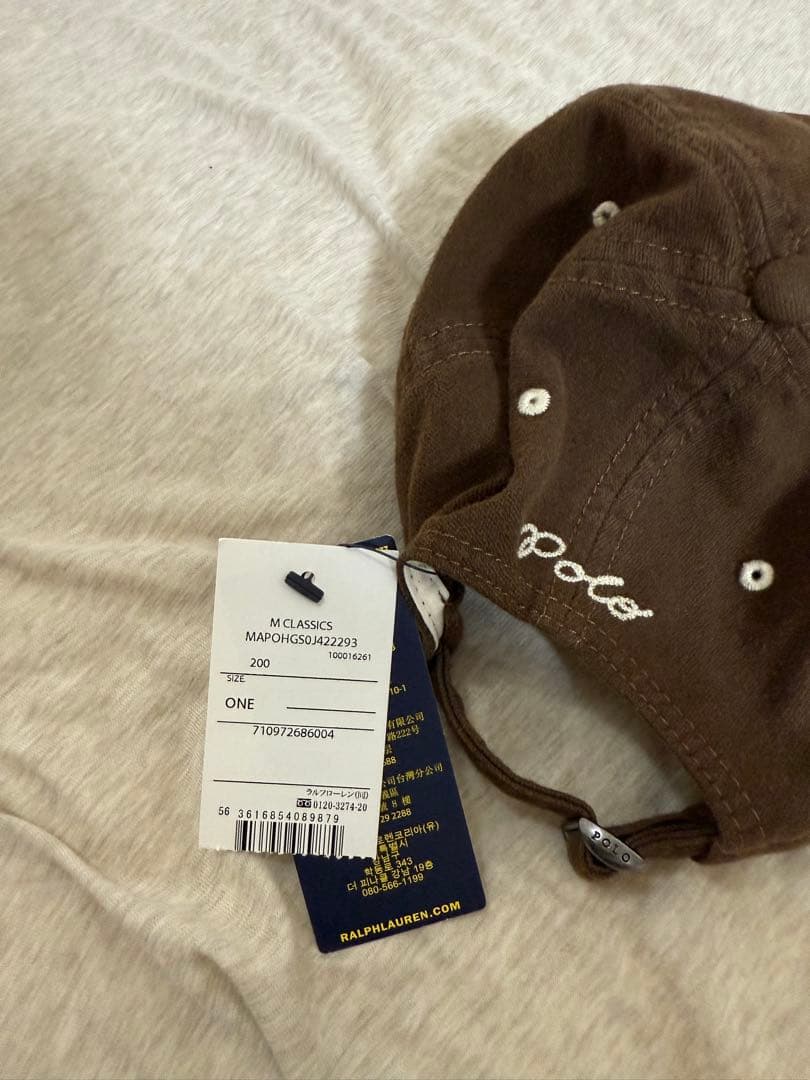 ポロラルフローレン　ブラウン キャップ