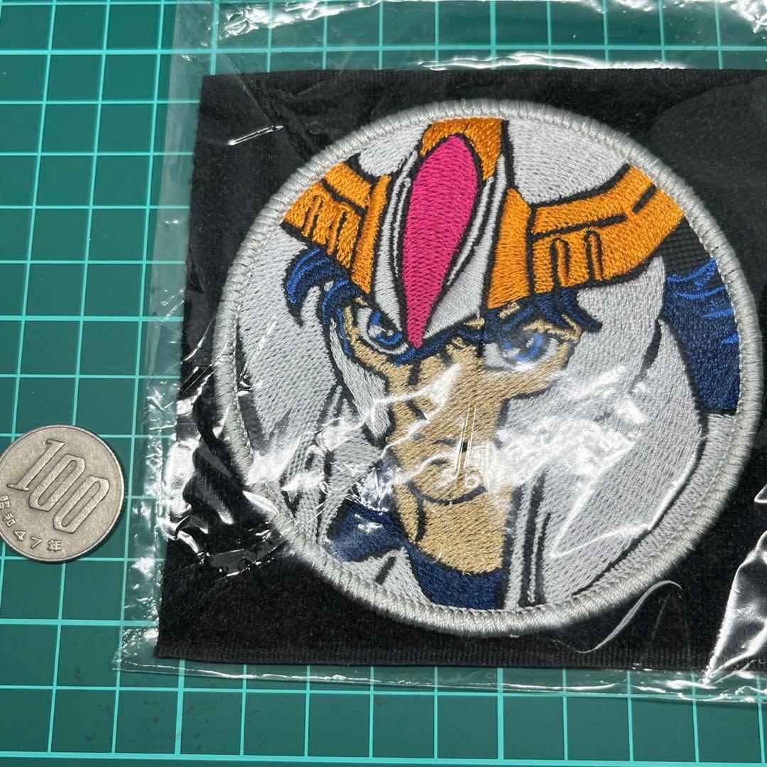 聖闘士星矢 フェニックス一輝 刺繍ベルクロパッチ 約10cm