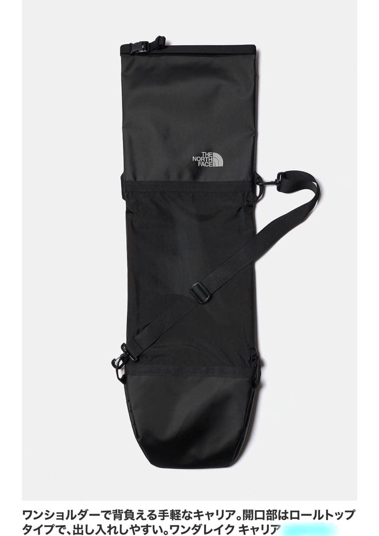 新品未開封　The North Face ワンダレイクキャリア　黒スケボーバック