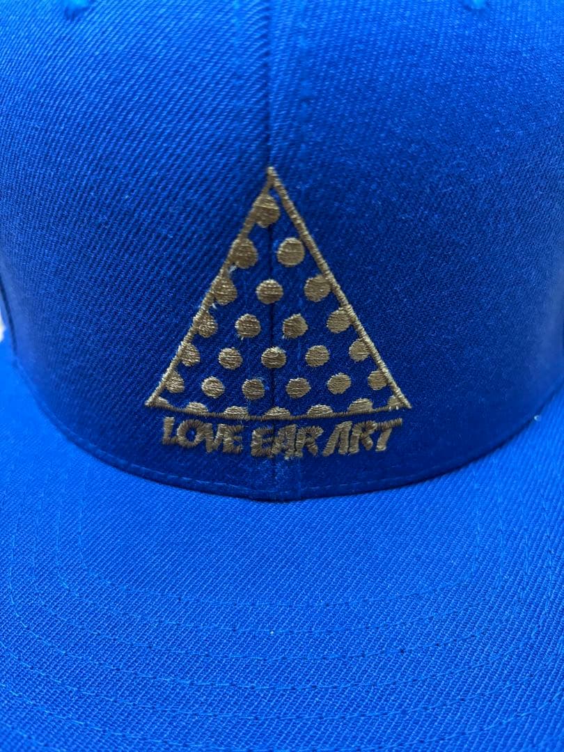 LOVE EAR ARTキャップ ラブイヤーアート　ブルー