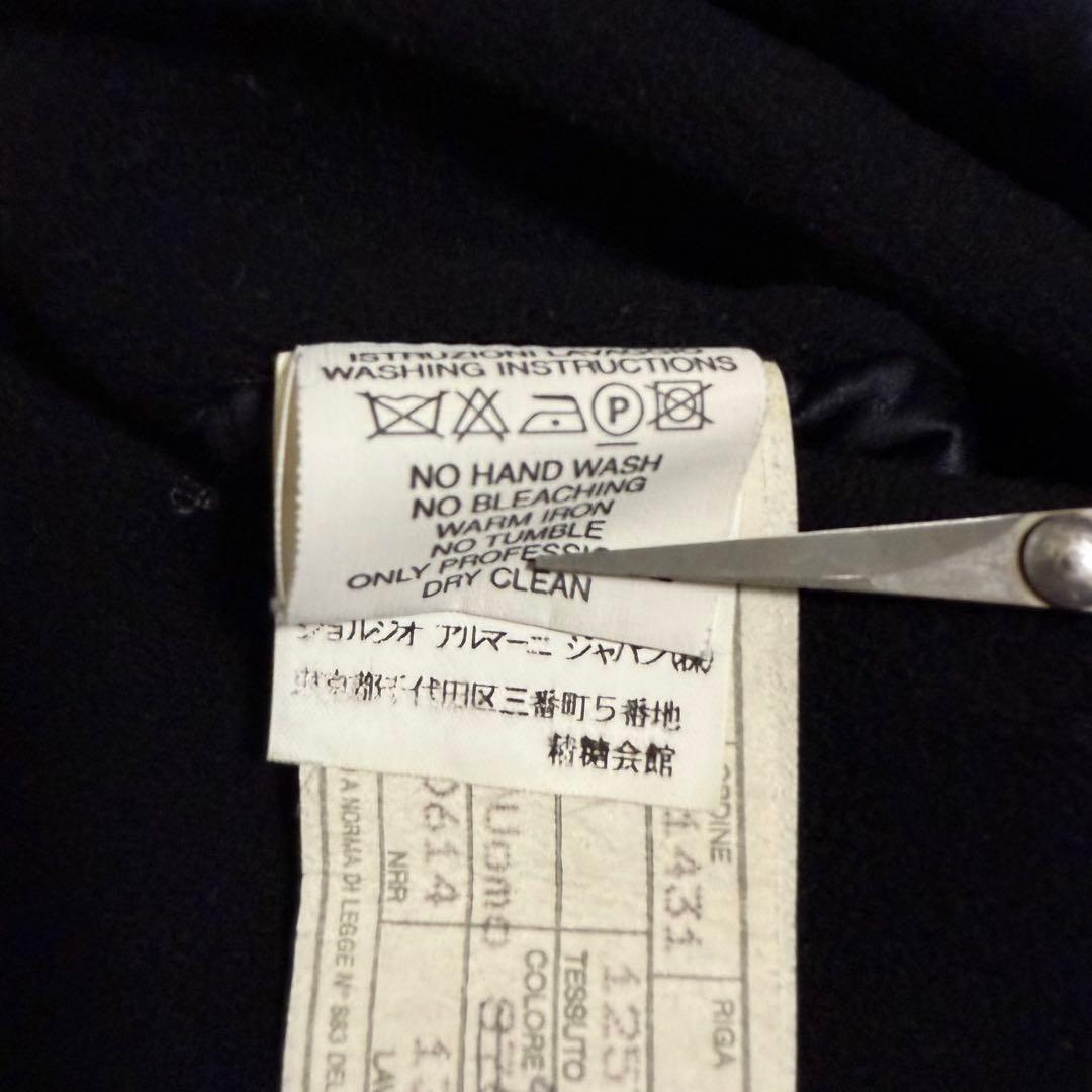 90s Giorgio Armani カシミヤ100% ダブル チェスターコート