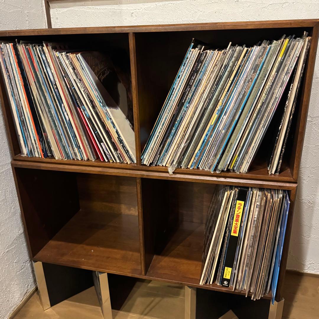 【川村】オーディオラック 朝日木材 4段セット組み立て済み