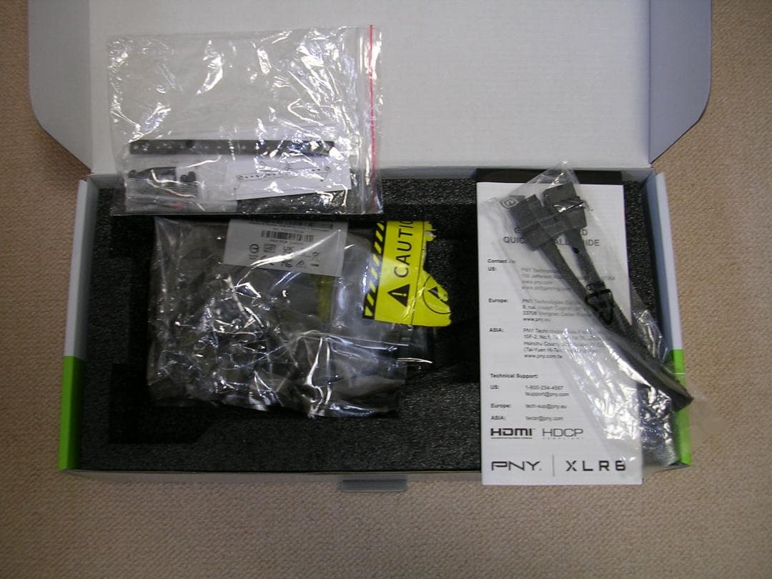 【良品・美品】PNY GeForce RTX 4070 Ti 12GB 全付属品