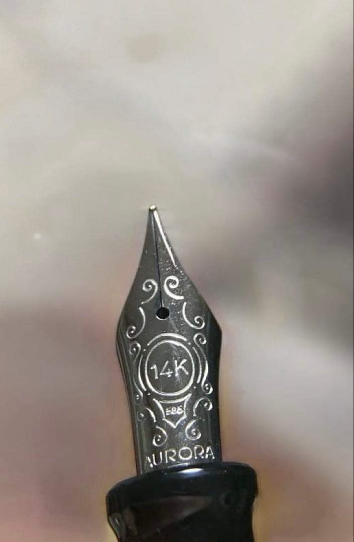 【万年筆】アウロラ　タレンタム　ブラック　F