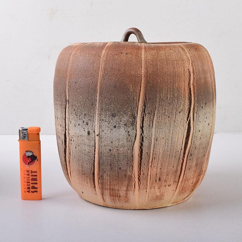 茶道具　長島焼　久村俊英作　水指　共箱　C　7346C