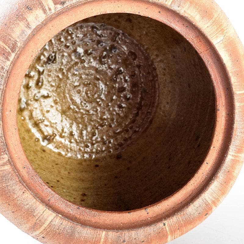 茶道具　長島焼　久村俊英作　水指　共箱　C　7346C