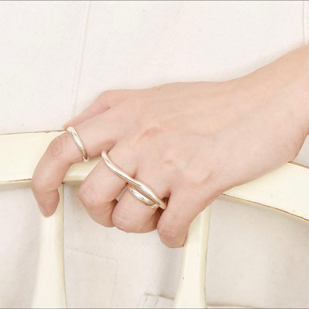 STORY Oggi 掲載BULBSダブルリング ダブルフィンガーリング