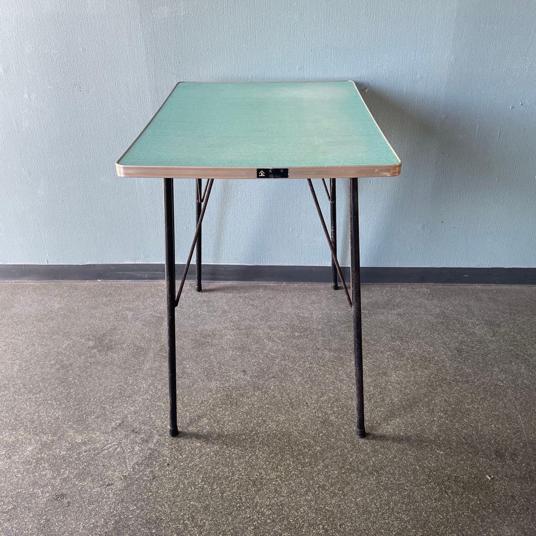 鉄脚テーブル　昭和レトロ