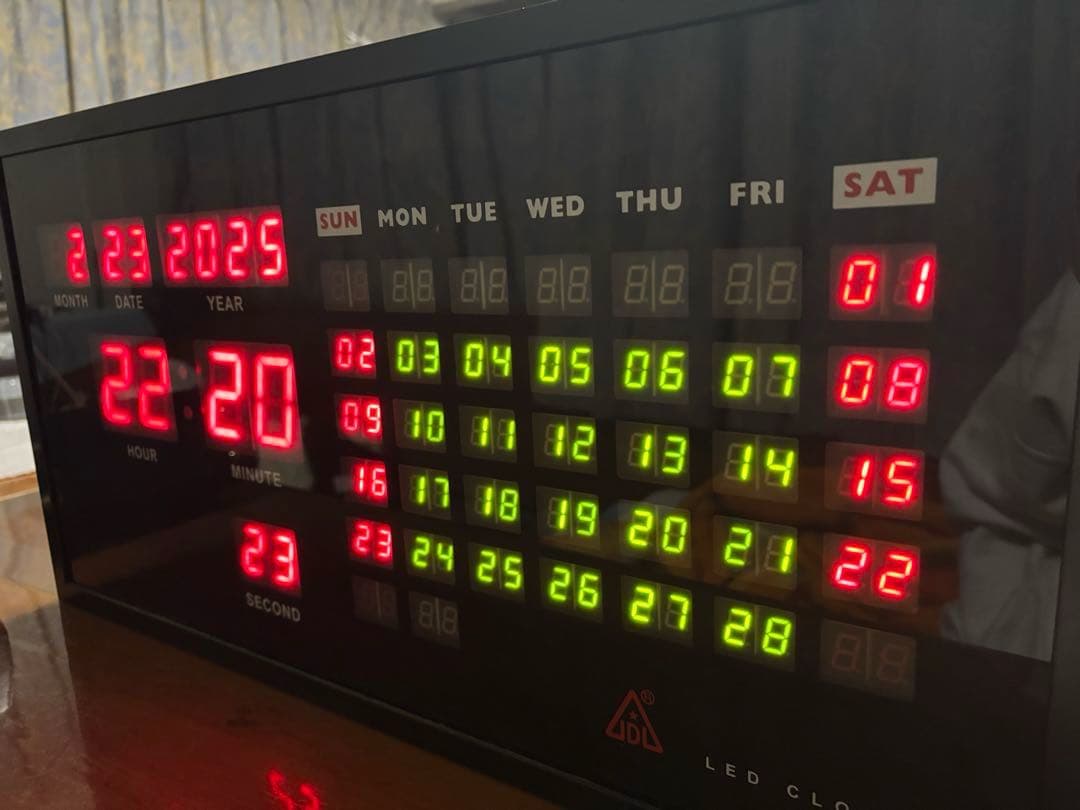 JDL LED CLOCK デジタル時計