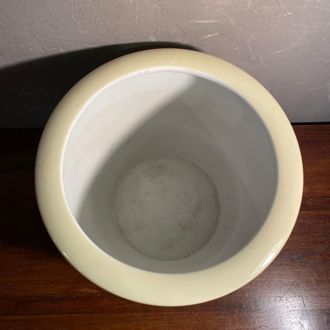 戦前 昭和初期 日陶 オールドノリタケ 浮世絵柄火鉢 手あぶり 歌川広重 骨董品