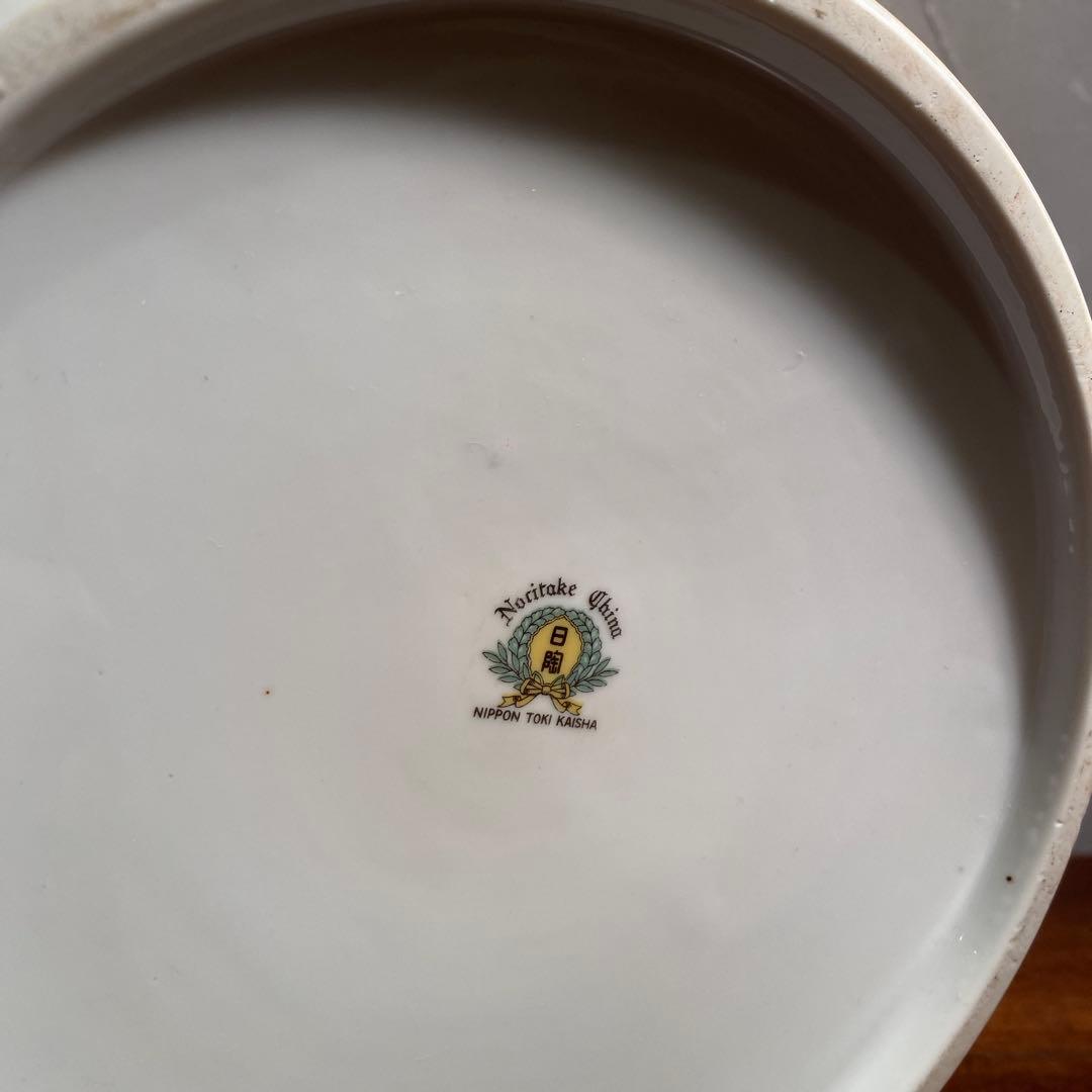 戦前 昭和初期 日陶 オールドノリタケ 浮世絵柄火鉢 手あぶり 歌川広重 骨董品