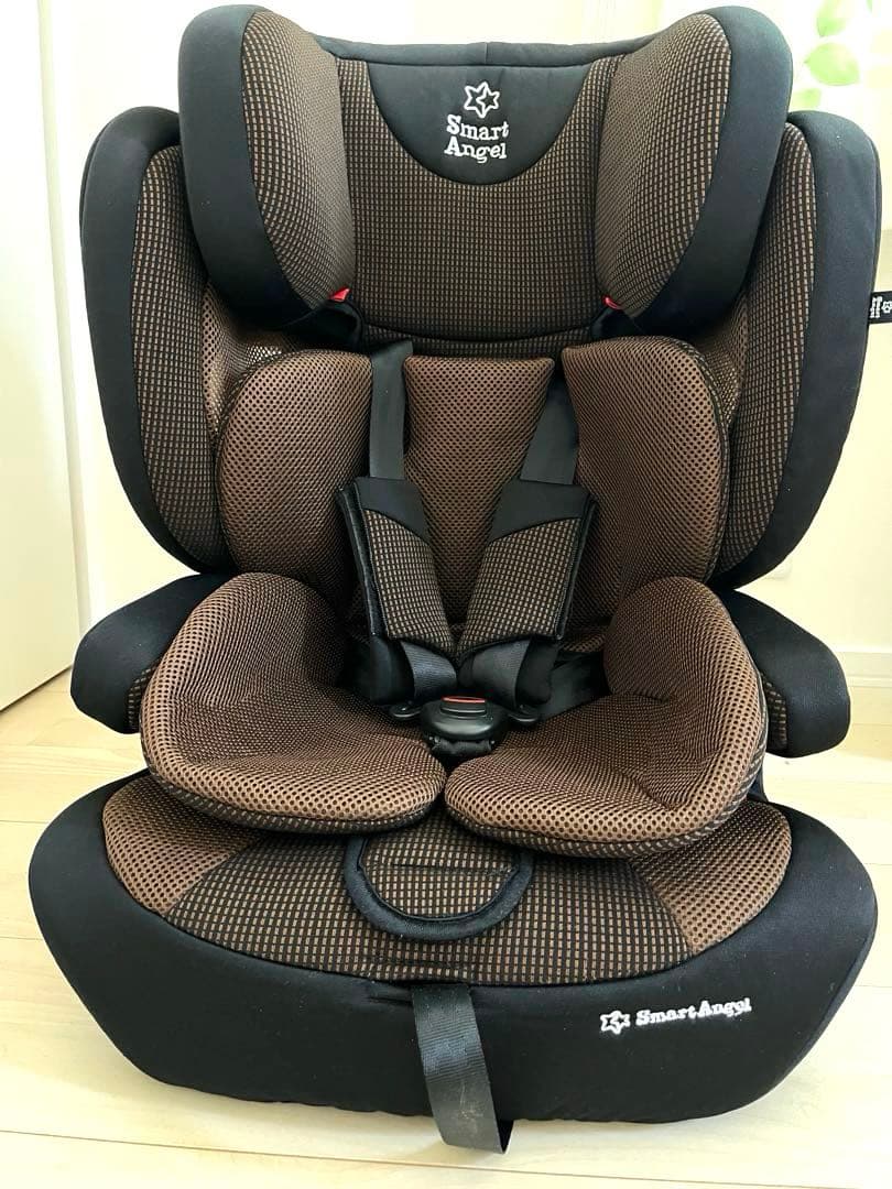 Smart Angel　ハーネスジュニアFIX　ISOFIX　ブラウン