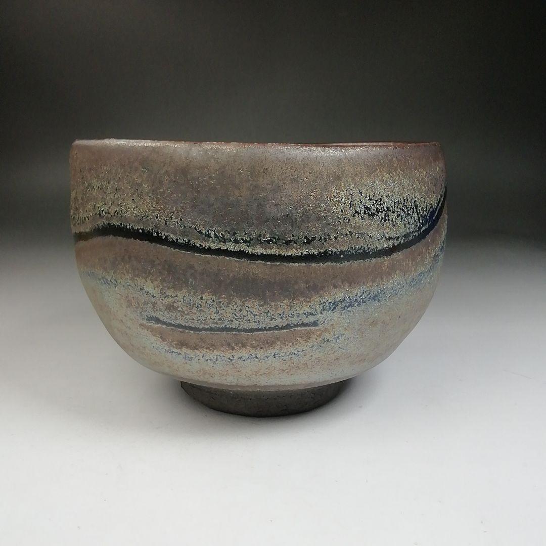 Ｗ５８　茶碗　『鐵釉　茶碗』『佐々木禅 造』　共箱　抹茶碗　茶道具