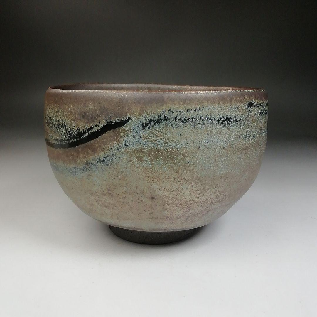 Ｗ５８　茶碗　『鐵釉　茶碗』『佐々木禅 造』　共箱　抹茶碗　茶道具