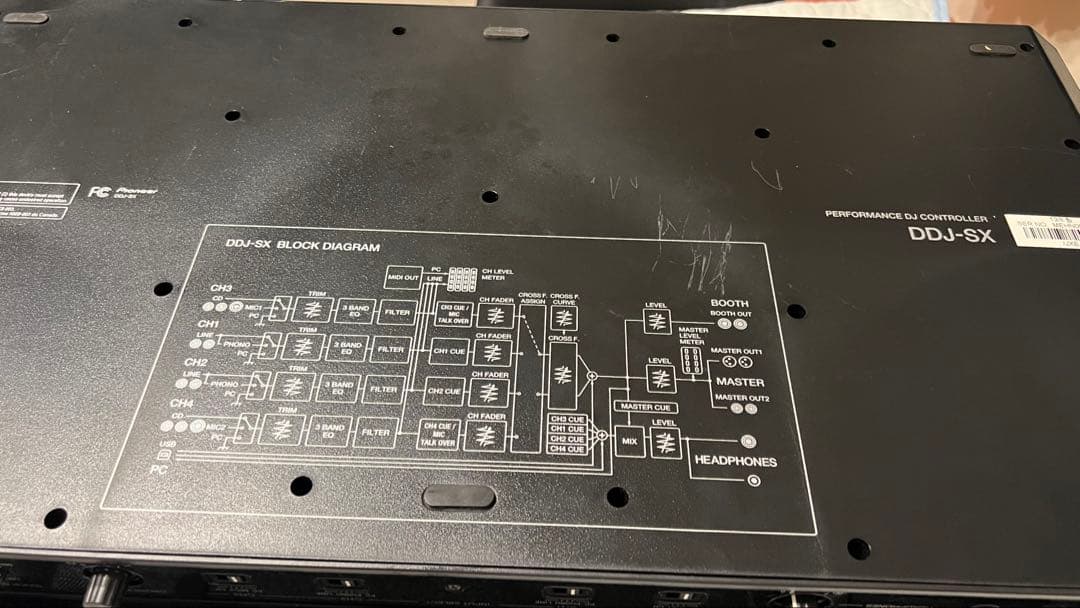★動作品★PioneerDDJ-SX DJコントローラーUDGハードケース付き