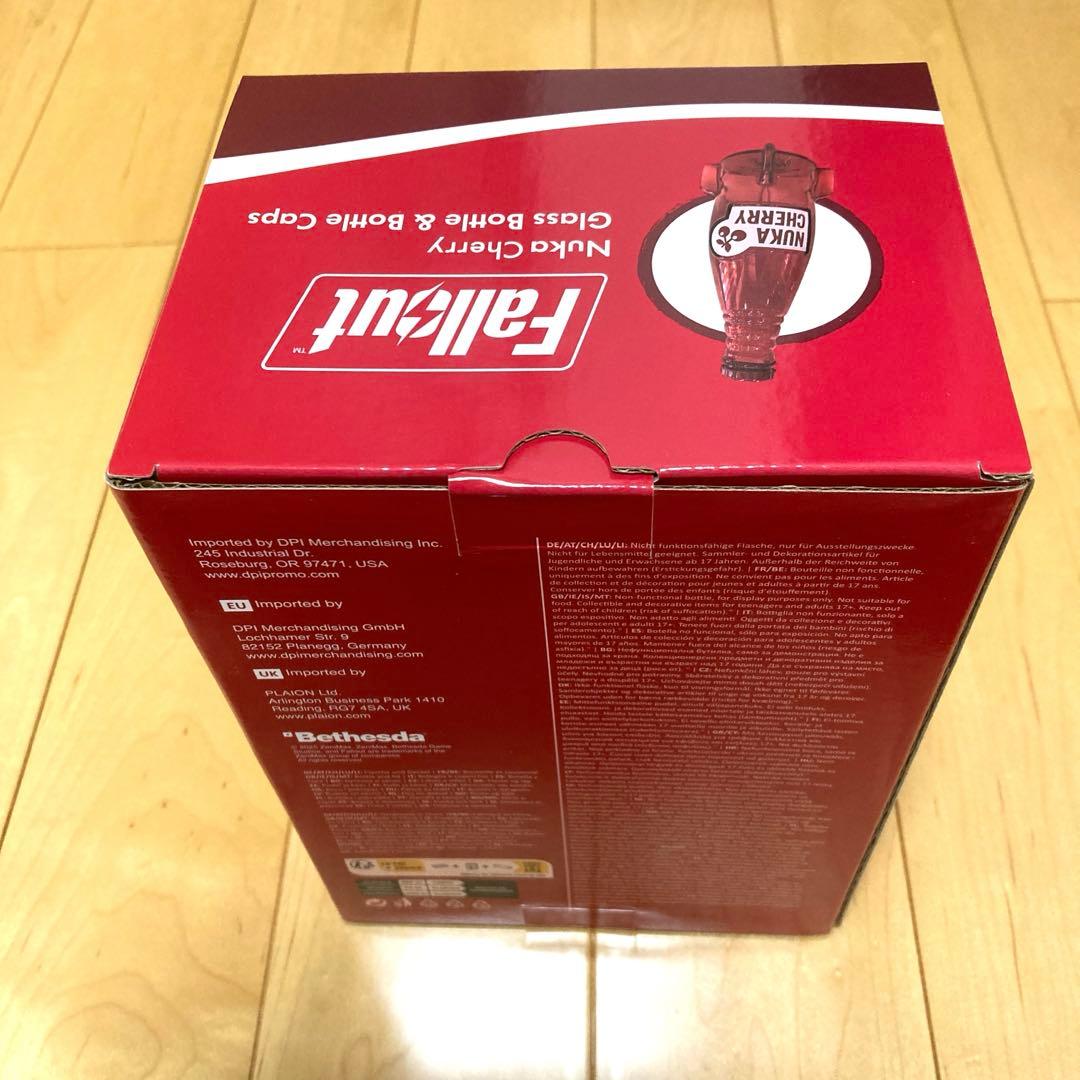 新品未開封 Fallout ヌカチェリー グラスボトル＆キャップ　ヌカ・コーラ瓶