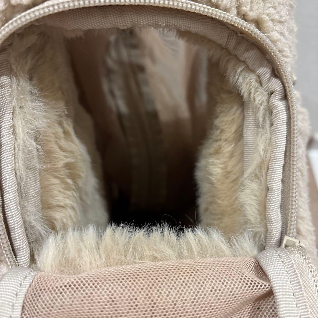 moncheri ボアスリングバッグ クッション付き