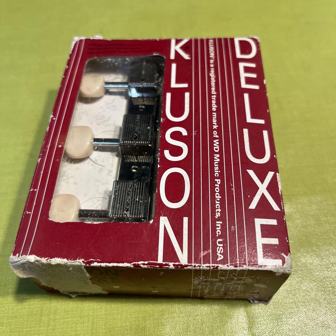 四池Kluson Deluxe Nickelギターペグ