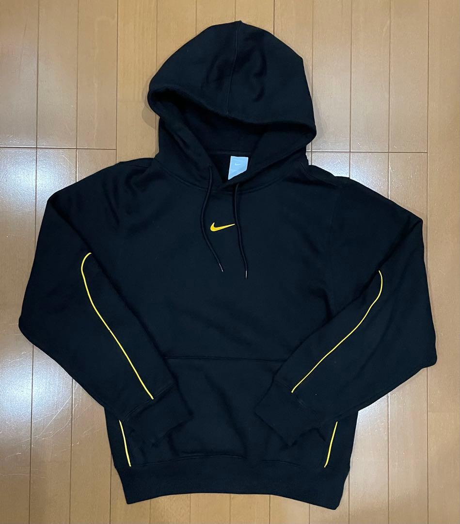 NIKE NOCTA Sセットアップ　パーカー×パンツ　ブラック × イエロー