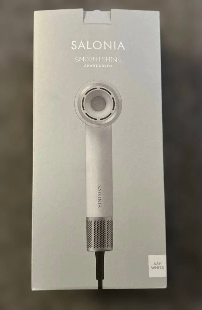 SALONIA サロニア スムースシャインスマートドライヤー アッシュホワイト