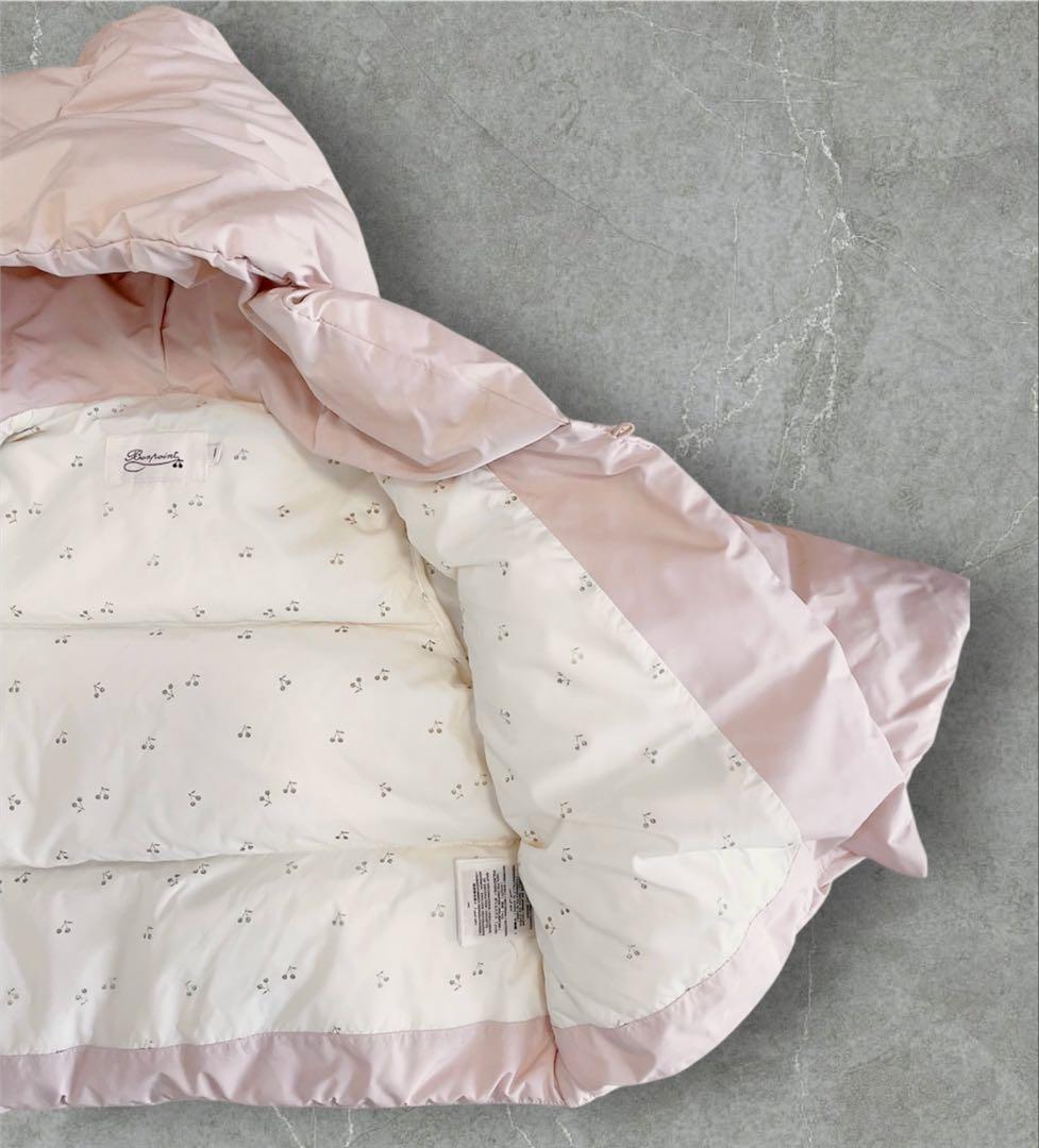 Bonpoint ボンポワン◆18M ダウン アウター フード付　ピンク