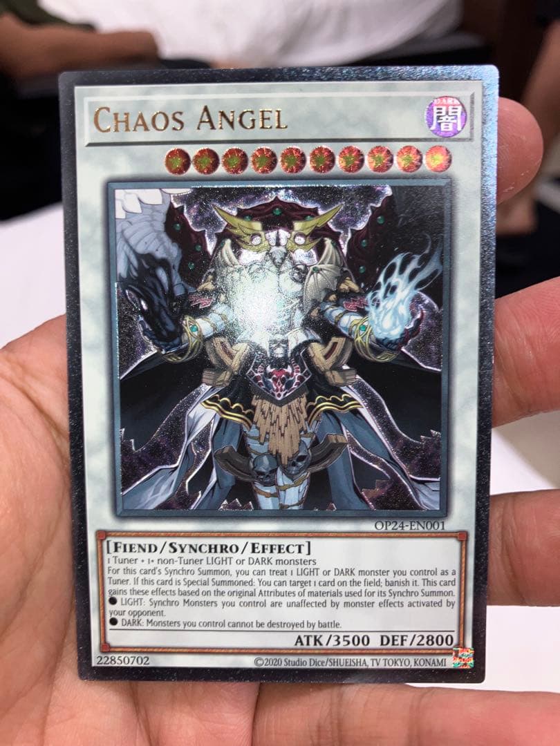 【遊戯王】カオス・アンヘル－混沌の双翼－　英語　EU版　レリーフ