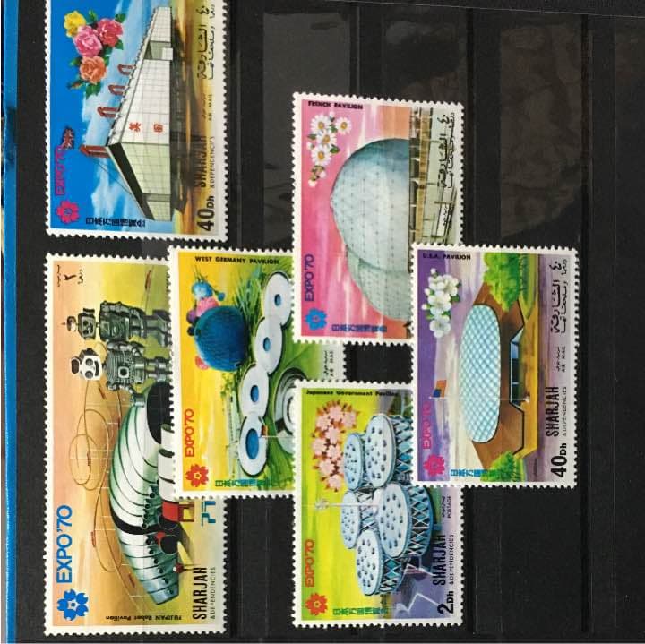 エキスポ70 未使用品 6枚セット