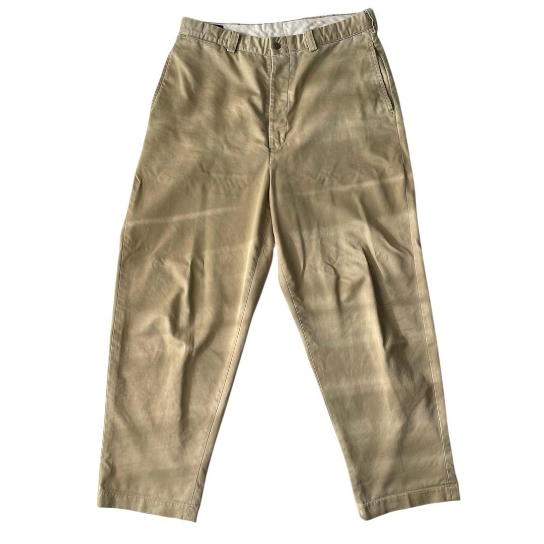 90s RRL 初期 チノパン USA製 W34 ベージュ 太め ヴィンテージ