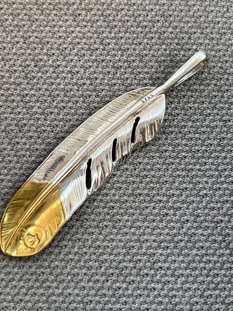 シルバー先金特大フェザー