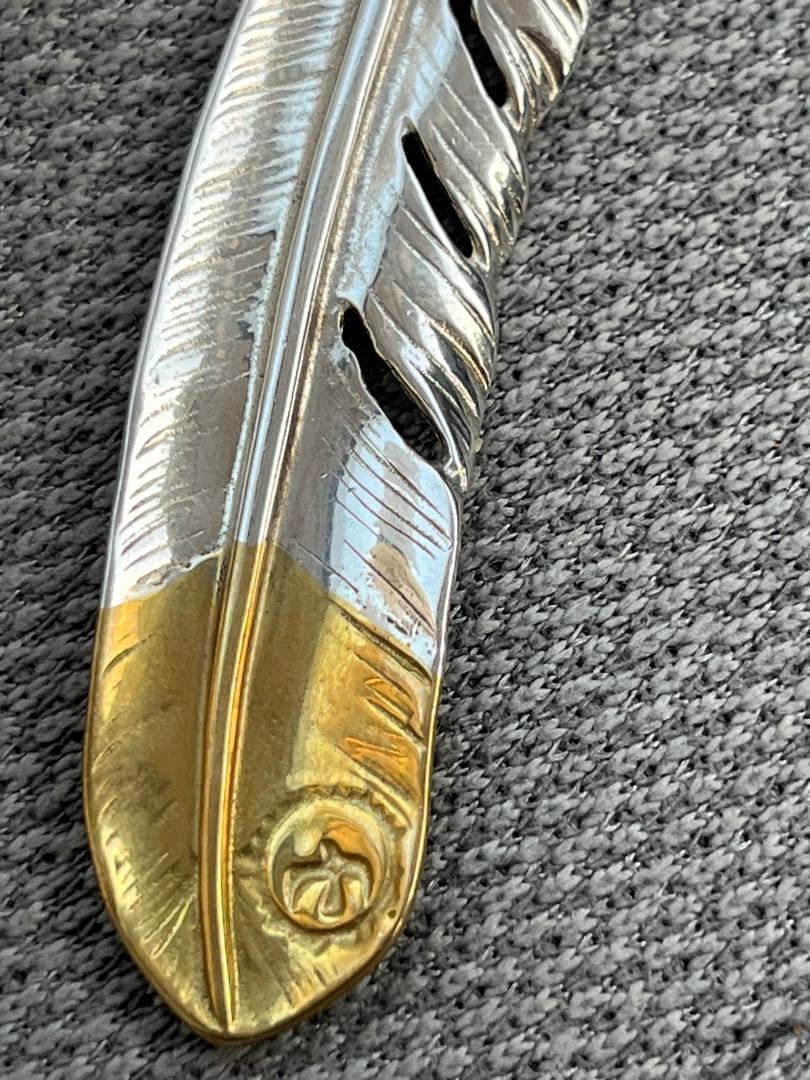シルバー先金特大フェザー