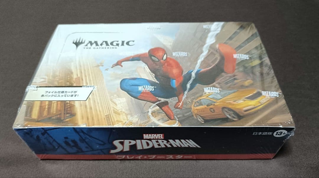 MTG　スパイダーマン　プレイブースター　BOX　シュリンク付き　プロモ付き