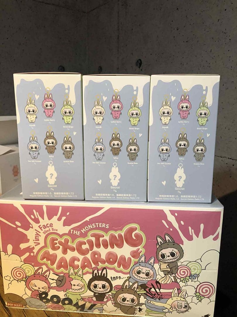 THE MONSTERS Macaron Labubu 3個