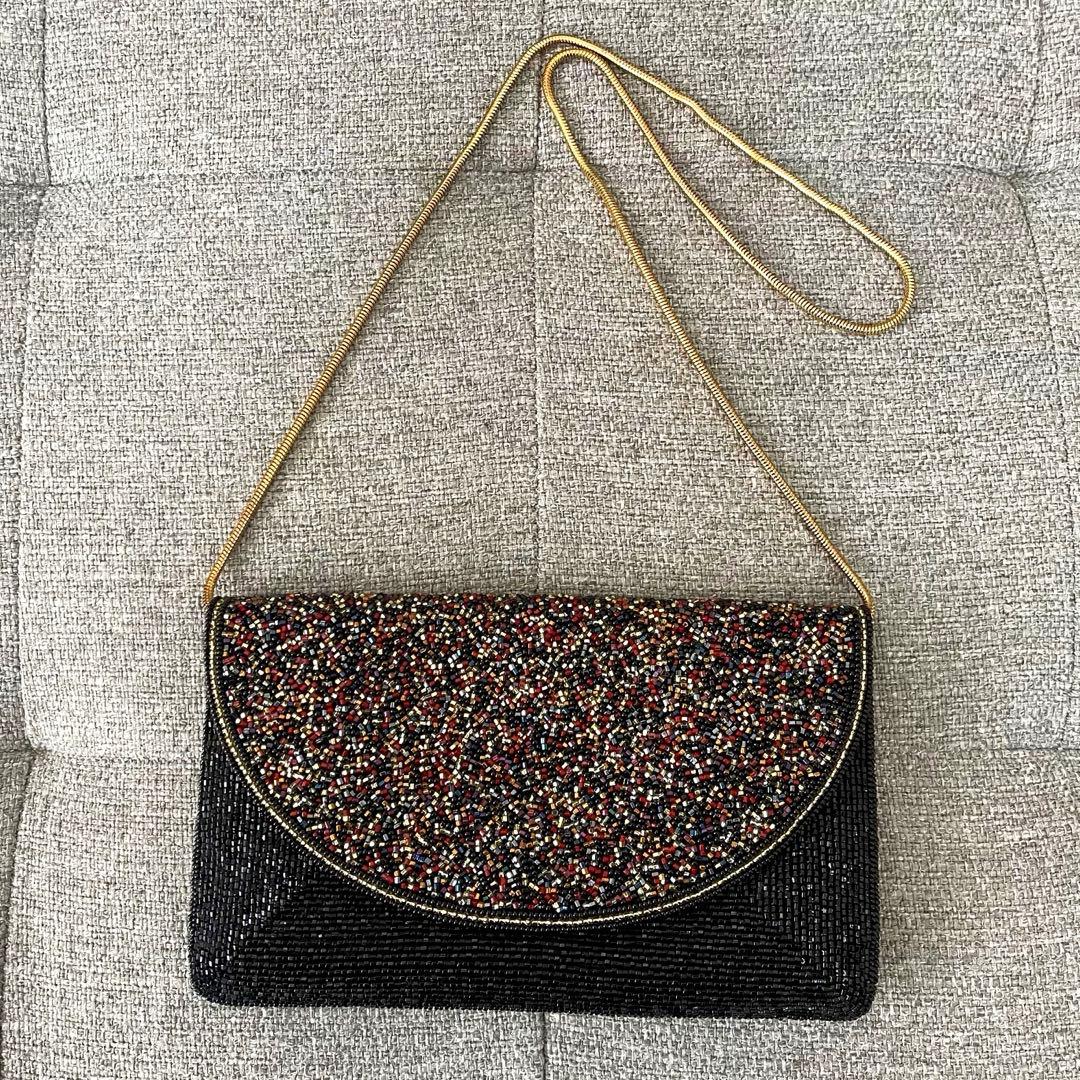 皇室御用達 LUMY ルミーはしもと パーティバッグ　ビーズバッグ 結婚式