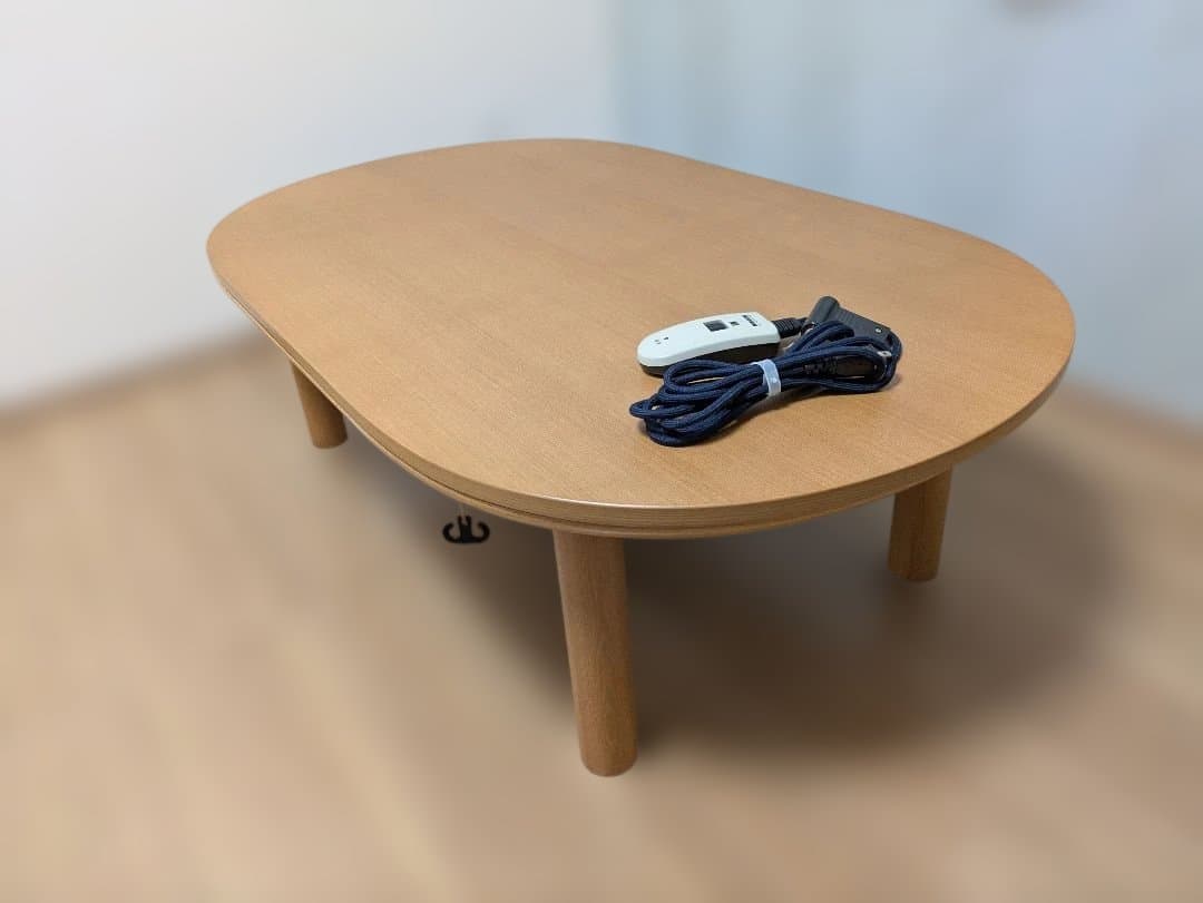 無印良品の 楕円形 こたつ （部品付）