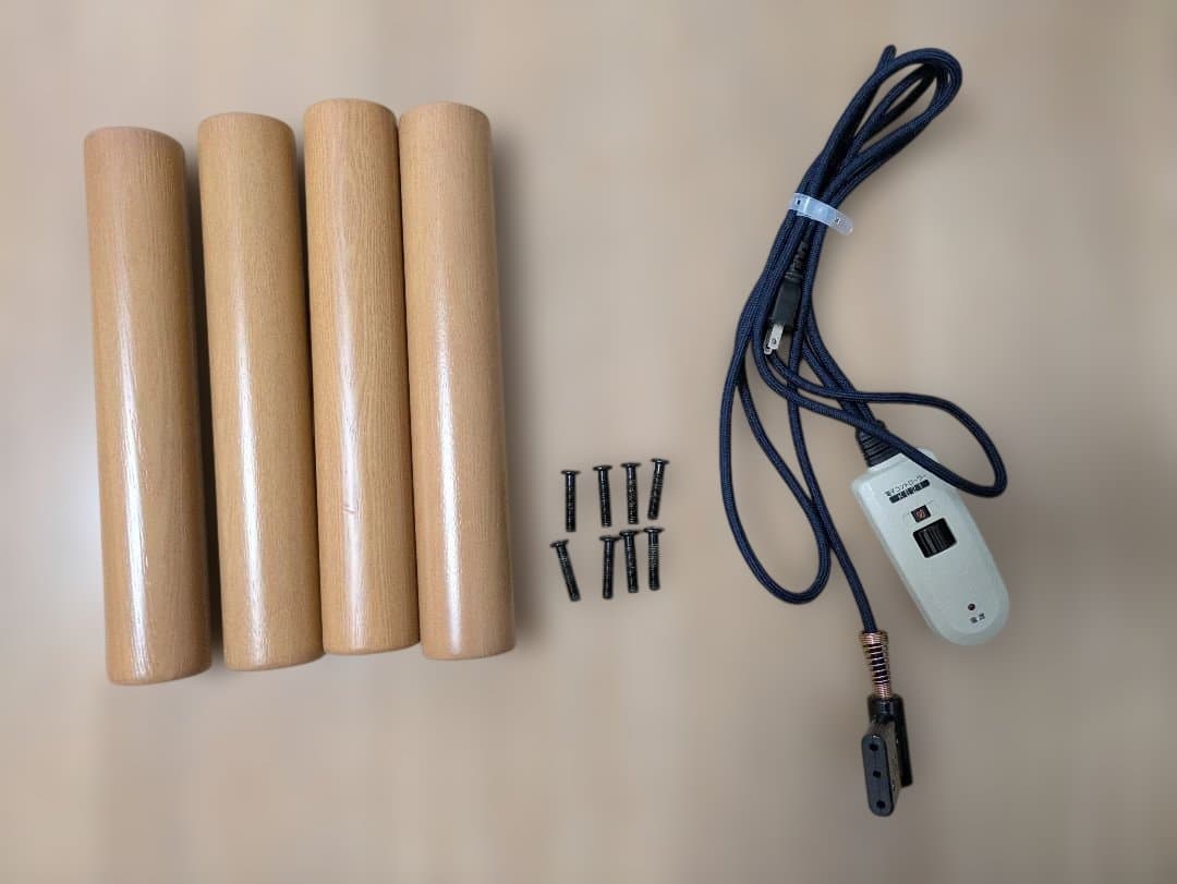 無印良品の 楕円形 こたつ （部品付）