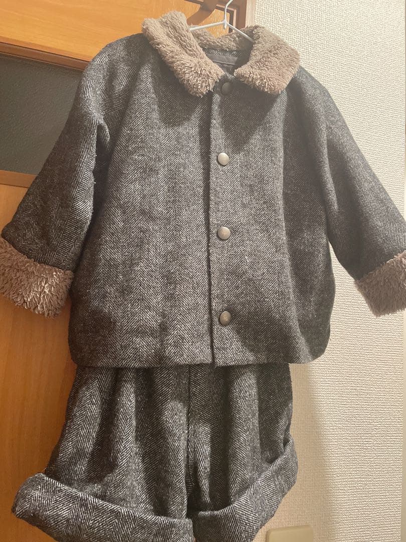 最終値下げ　MARLMARL ジャケット & ショーツ　チャコール