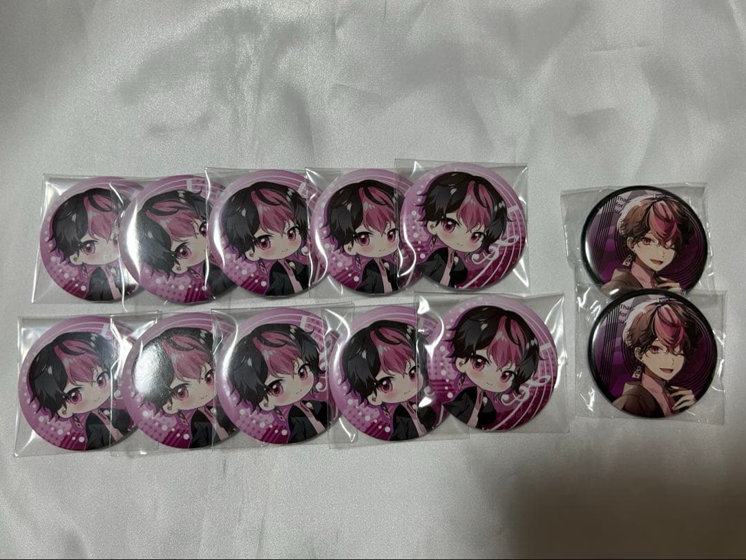 シクフォニ 3万人記念缶バッジ LAN