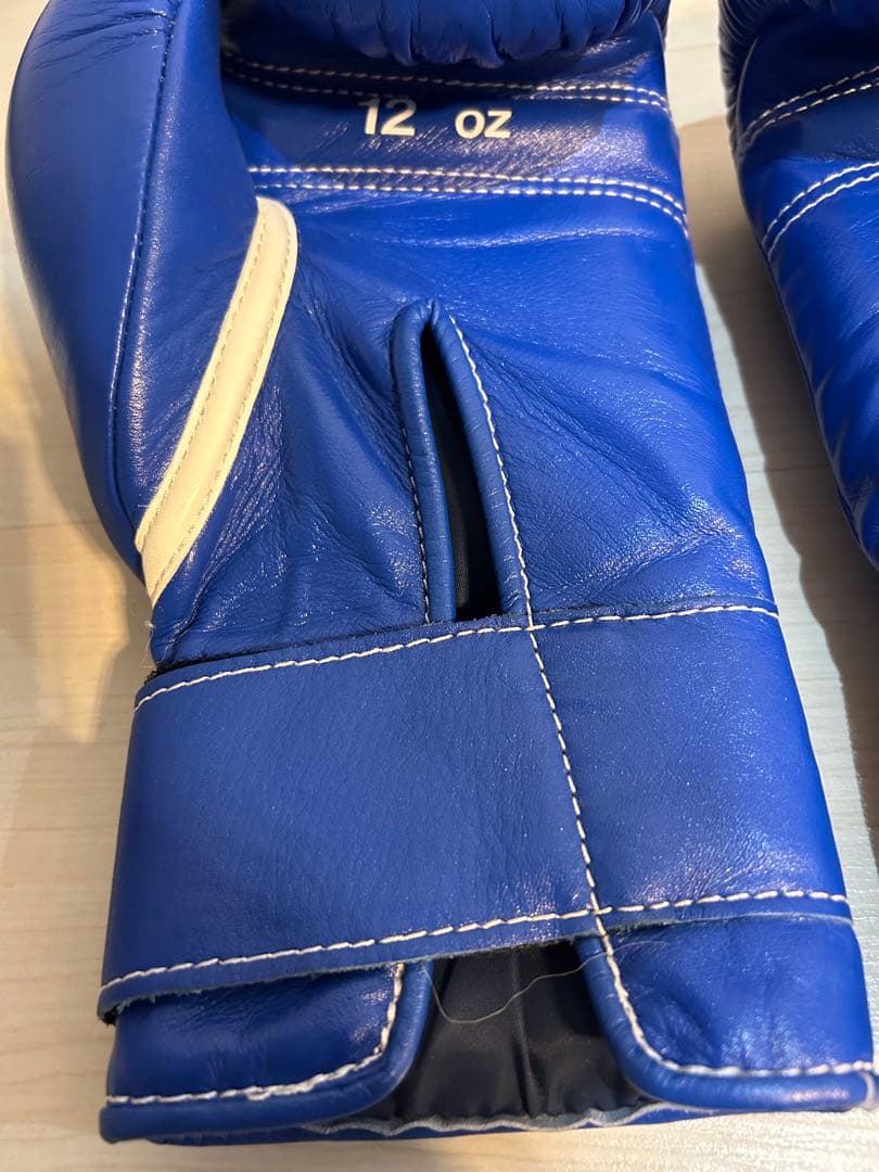 【美品】ウイニング ボクシンググローブ 12oz 青 MS-400B