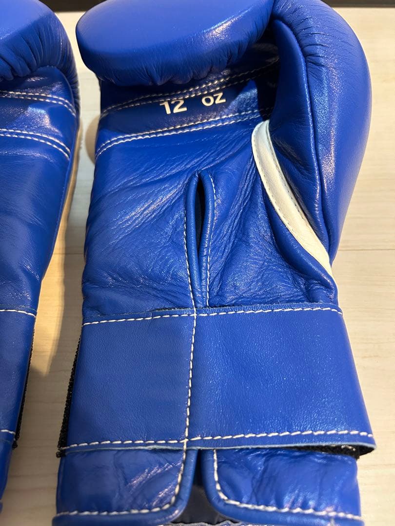 【美品】ウイニング ボクシンググローブ 12oz 青 MS-400B