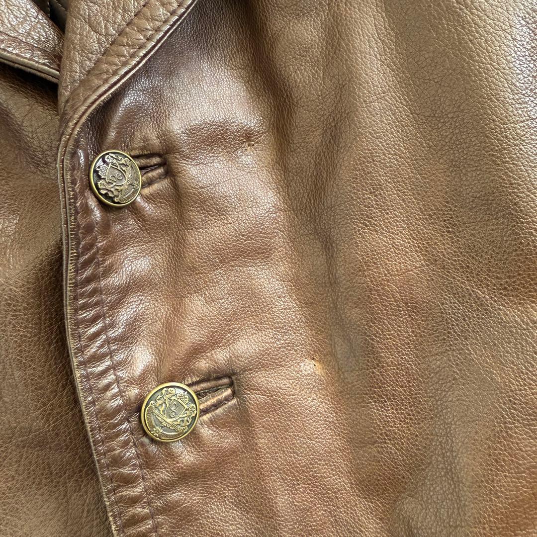 ドルチェアンドガッバーナ シングルライダース キルティング 牛革