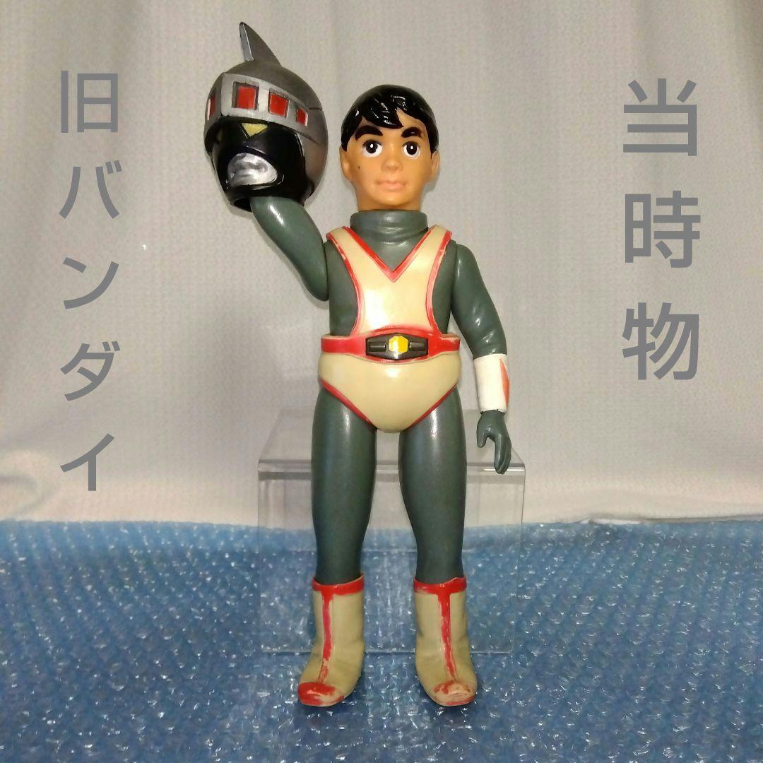 旧バンダイ　シルバー仮面　スタンダードソフビ　当時物　マルサン　ブルマァク