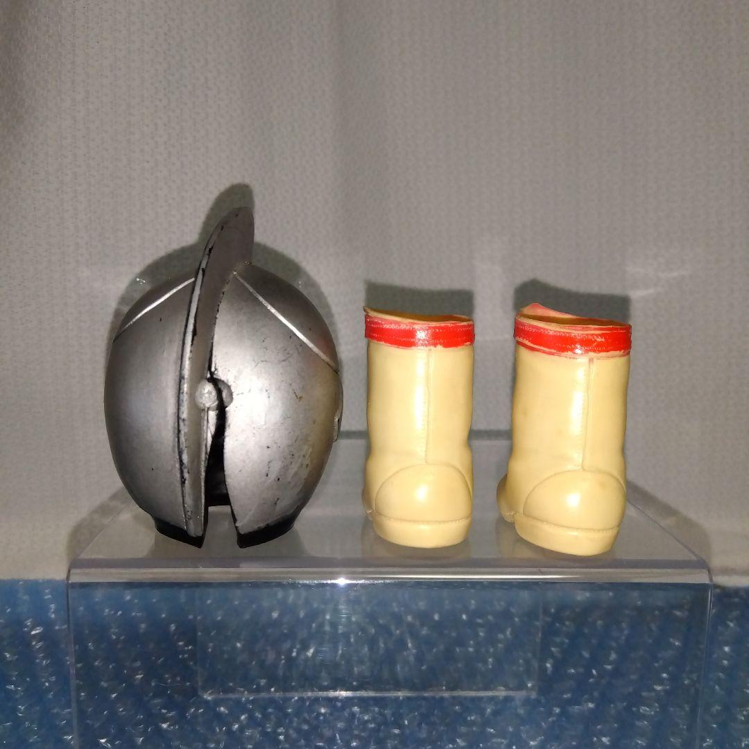 旧バンダイ　シルバー仮面　スタンダードソフビ　当時物　マルサン　ブルマァク