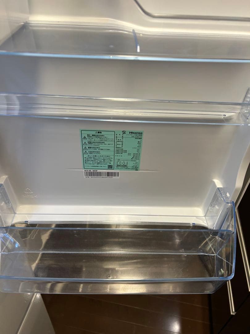【美品・2024年製】ハイセンス Hisense 冷蔵庫 HR-G3601W