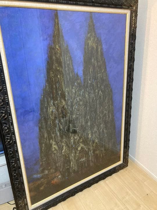 ケルン大聖堂　大型絵画　西中博