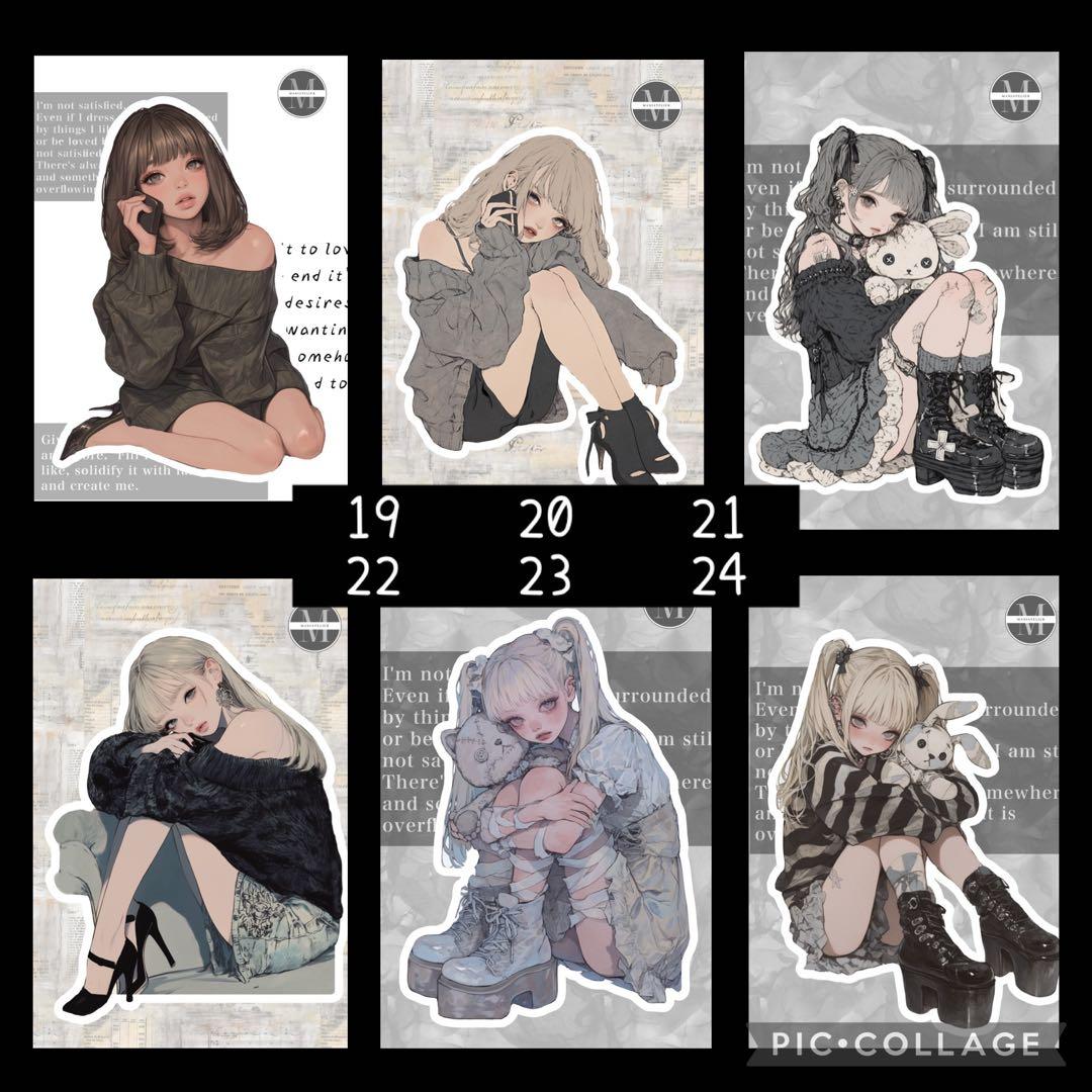 受付再開▶︎maniatelier/オリジナルステッカー